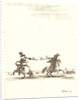 Deux cavaliers se battant au pistolet, 1642-1645 by Stefano Della Bella