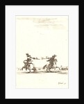 Deux cavaliers se battant au pistolet, 1642-1645 by Stefano Della Bella