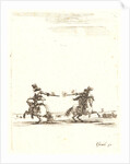 Deux cavaliers se battant au pistolet, 1642-1645 by Stefano Della Bella