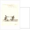 Deux cavaliers se battant au pistolet, 1642-1645 by Stefano Della Bella