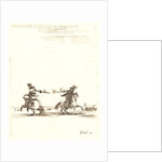 Deux cavaliers se battant au pistolet, 1642-1645 by Stefano Della Bella