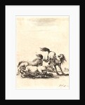 Combat de plusieurs chevaux, 1642- 1645 by Stefano Della Bella