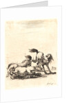 Combat de plusieurs chevaux, 1642- 1645 by Stefano Della Bella
