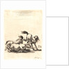 Combat de plusieurs chevaux, 1642- 1645 by Stefano Della Bella