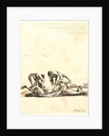 Deux equarisseurs ecorchent un cheval, 1642-1645 by Stefano Della Bella