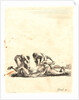 Deux equarisseurs ecorchent un cheval, 1642-1645 by Stefano Della Bella