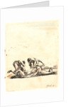 Deux equarisseurs ecorchent un cheval, 1642-1645 by Stefano Della Bella