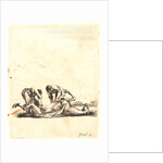 Deux equarisseurs ecorchent un cheval, 1642-1645 by Stefano Della Bella