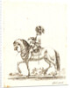 Cavalier allant au pas vers la gauche, 1642-1645 by Stefano Della Bella
