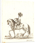 Cavalier allant au pas vers la gauche, 1642-1645 by Stefano Della Bella
