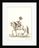 Cavalier allant au pas vers la gauche, 1642-1645 by Stefano Della Bella