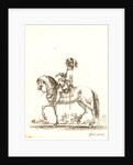 Cavalier allant au pas vers la gauche, 1642-1645 by Stefano Della Bella