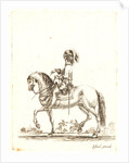 Cavalier allant au pas vers la gauche, 1642-1645 by Stefano Della Bella