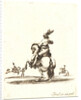 Cavalier vu par derriere, 1642-1645 by Stefano Della Bella