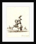Cavalier vu par derriere, 1642-1645 by Stefano Della Bella