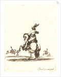Cavalier vu par derriere, 1642-1645 by Stefano Della Bella