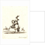 Cavalier vu par derriere, 1642-1645 by Stefano Della Bella