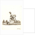 Cavalier tourne vers la droite, 1642- 1645 by Stefano Della Bella