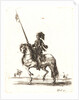 Cuirassier sur son cheval, 1642-1645 by Stefano Della Bella