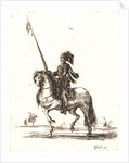 Cuirassier sur son cheval, 1642-1645 by Stefano Della Bella