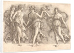 Four Dancing Muses, ca. 1497 by Premier Engraver