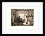 Portrait of the Artist at Work (le Botin), 1861 by Charles François Daubigny