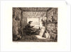 Portrait of the Artist at Work (le Botin), 1861 by Charles François Daubigny