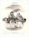 Les Plaisirs de la Pêche (The Pleasures of Fishing), 1842 by Honoré Daumier