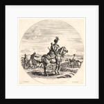 Cavalier polonais, avec arc et carquois, 1651 by Stefano Della Bella