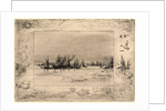 Le Port aux Mouettes, 19th century by Félix Hilaire Buhot
