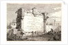 The Title Page: Views, some taken from nature, some invented... (Titre. Vedute), 18th century by Canaletto