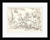 The Holy Family and St. Elizabeth and St. John, 17th century by Simone Cantarini