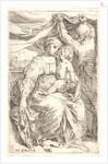 The Holy Family, 17th century by Simone Cantarini