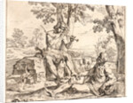 Mercury and Argus, 17th century by Simone Cantarini