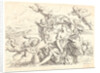 Rape of Europa, 17th century (printed later) by Simone Cantarini