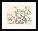 Rape of Europa, 17th century (printed later) by Simone Cantarini
