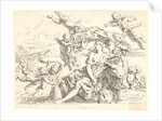 Rape of Europa, 17th century (printed later) by Simone Cantarini