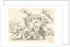 Rape of Europa, 17th century (printed later) by Simone Cantarini