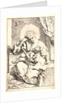 Virgin and Child, 17th century by Simone Cantarini