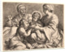 Virgin and Child with St. John and St. Anne, 1606 by Annibale Carracci