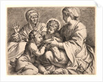 Virgin and Child with St. John and St. Anne, 1606 by Annibale Carracci