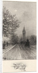 The Embankment, Westminster, London, 1892 by Félix Hilaire Buhot