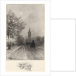 The Embankment, Westminster, London, 1892 by Félix Hilaire Buhot