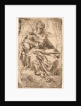 The Virgin and Child on a Cloud, 17th century by Simone Cantarini
