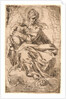 The Virgin and Child on a Cloud, 17th century by Simone Cantarini