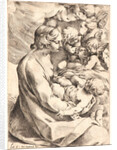 Virgin and Child with Angels by Lodovico Carracci