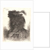 Head of Man Wearing a Fur Cap with a Plume, ca. 1648-1650 by Giovanni Benedetto Castiglione