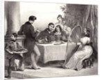 Le Café, 19th century by Achille Devéria