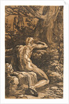 Seated Man Seen from the Back, ca. 1527- 1531 by Antonio da Trento