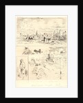 Environs de l'ancien Collège Rollin, 19th century by Félix Hilaire Buhot
